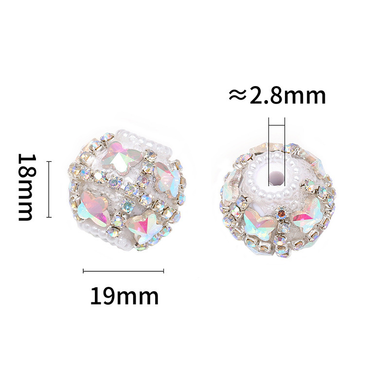 Matte Plated Multi-Layer Multi-Color Beads Wholesale, Minimalist Heavy DIY Hanging Jewelry Beads