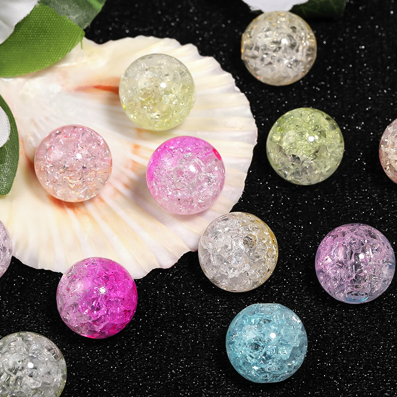 Bulk Wholesale Multicolor Mix Acrylic Beads Loose Craft Supplies for Handmade Jewelry