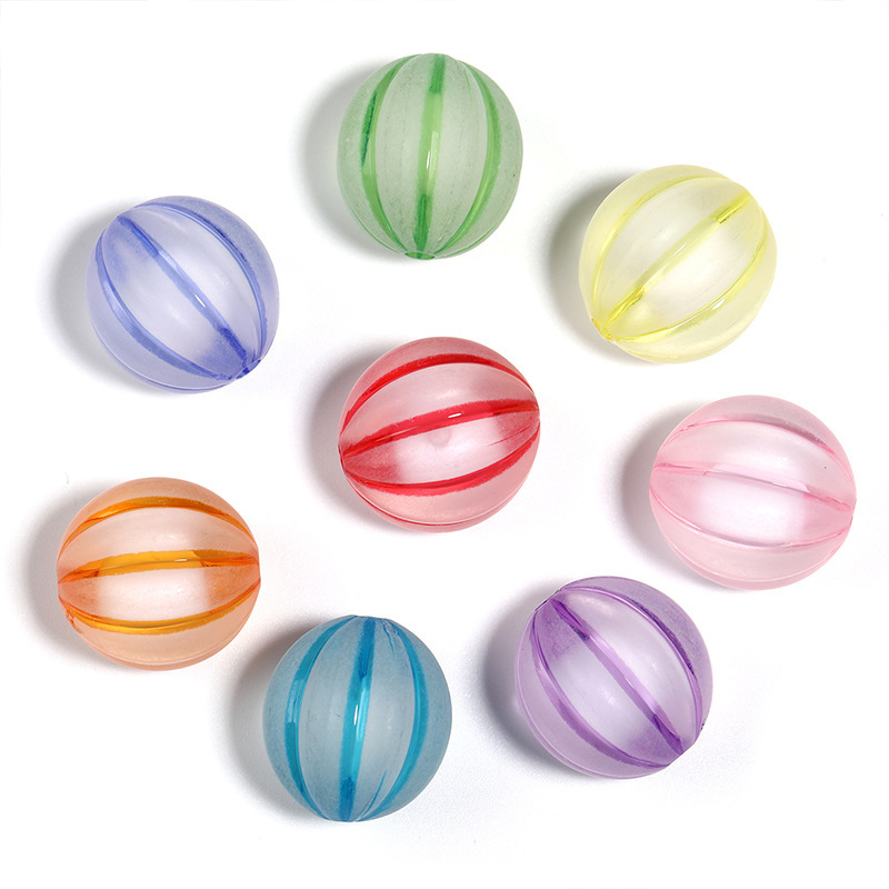 Assorted Multicolor Acrylic Loose Beads Wholesale Craft Jewelry DIY Parts