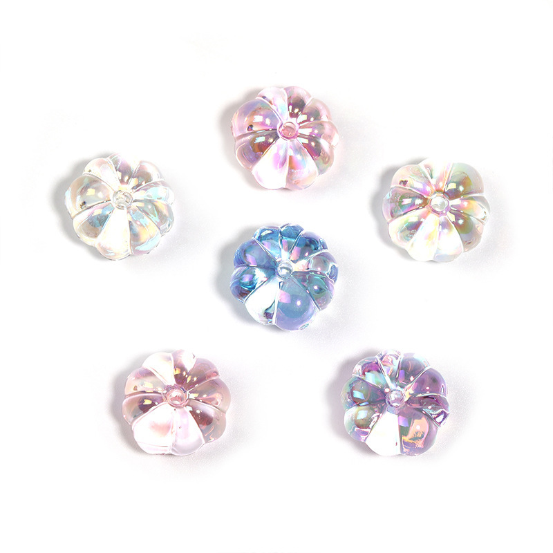 Factory Wholesale Multicolor Acrylic Beads DIY Handcrafted Jewelry Fittings