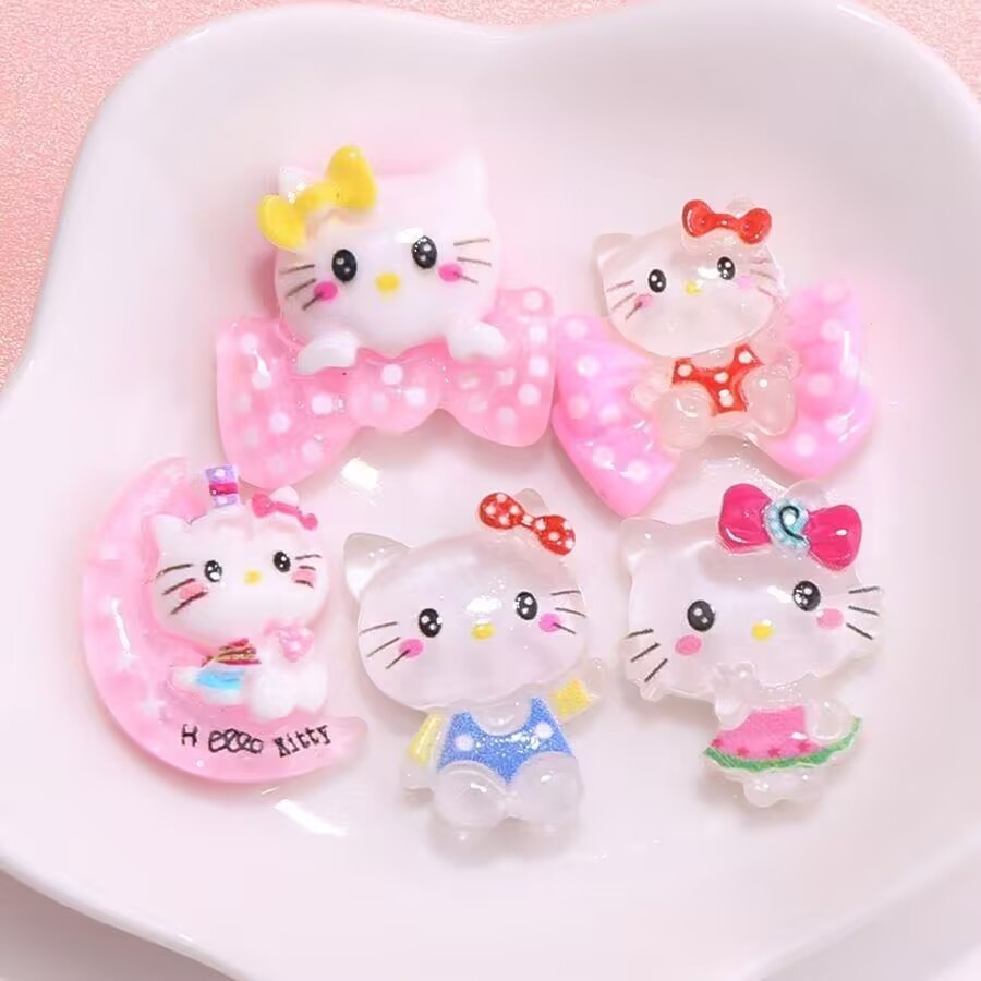 Bulk Cartoon Resin Embellishments Wholesale Versatile DIY Bracelet Necklace Parts