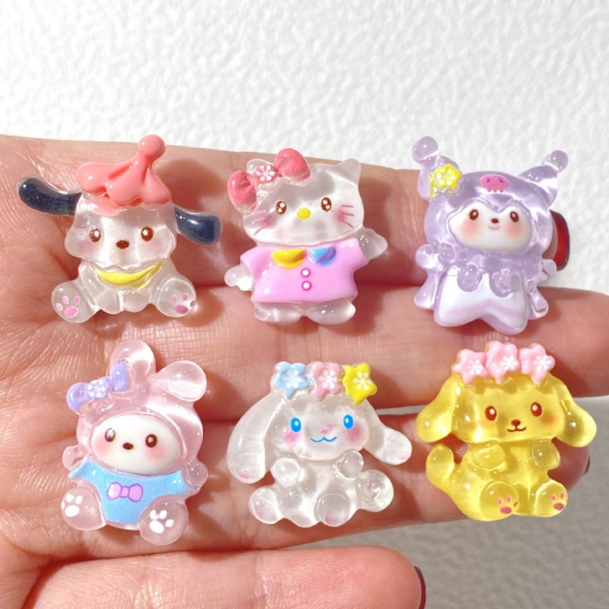 Wholesale Holiday Themed Cartoon Resin Charms Bulk Christmas Easter DIY Gift Materials