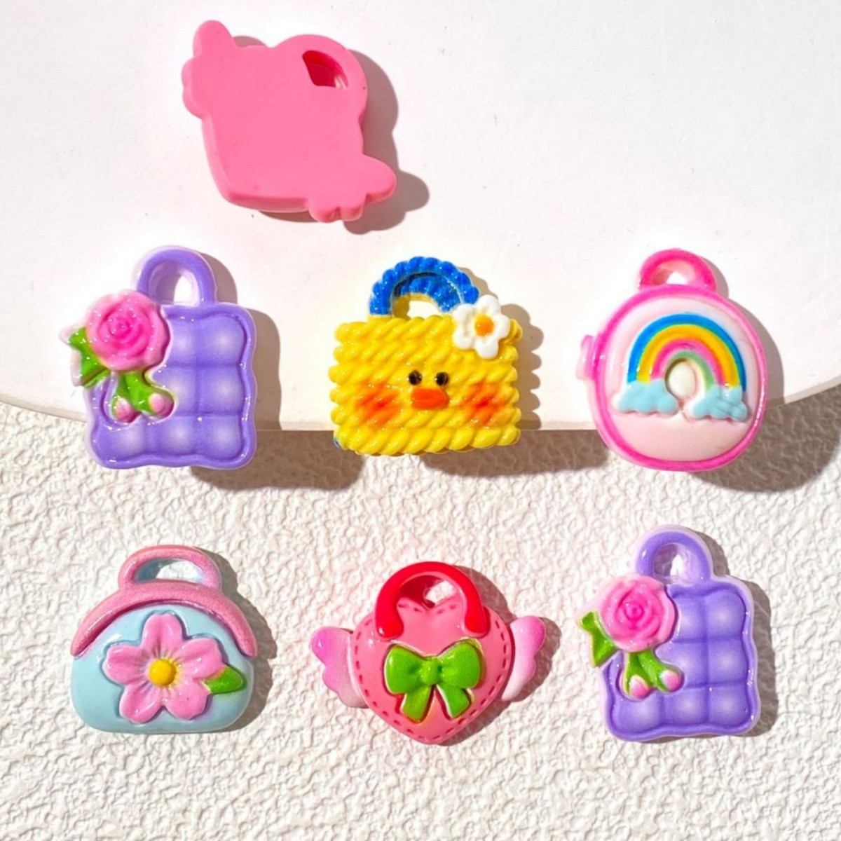 Bulk Smooth Cartoon Resin Charms Wholesale DIY Handmade Embellishment Supplies
