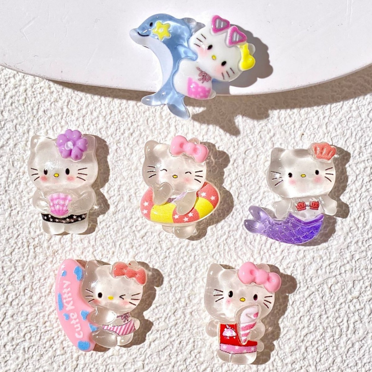 Wholesale Cartoon Resin Themed Charms Bulk DIY Holiday Handmade Gift Accessories
