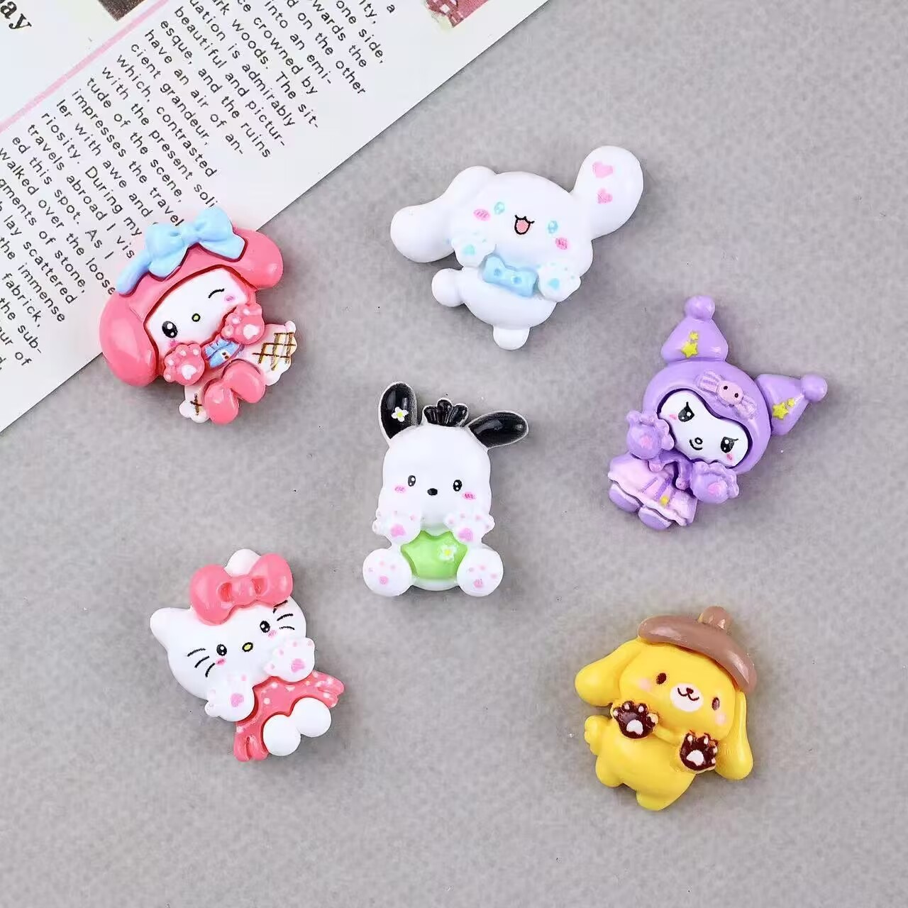 Bulk Multi-Pack Cartoon Resin Charms Wholesale Assorted Theme DIY Handicraft Supplies