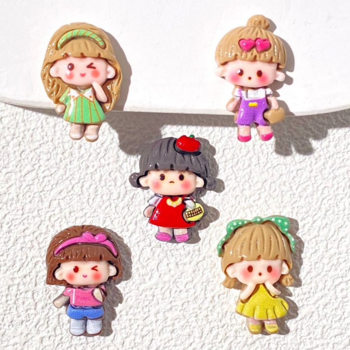 Fadeless Cartoon Resin Craft Pendants Wholesale Colorfast Bulk DIY Jewelry Charms