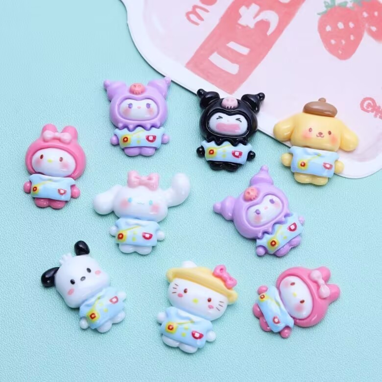 Full Series Cartoon Resin Craft Charms Bulk Wholesale Complete Themed DIY Jewelry Materials