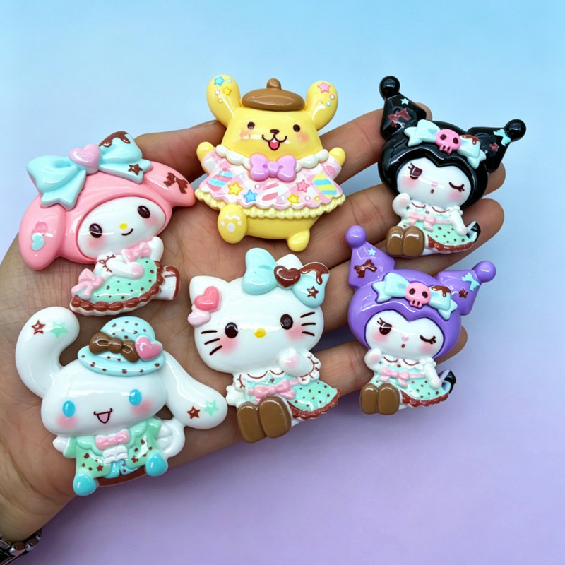 Bulk General Style Cartoon Resin Craft Pendants Wholesale Versatile DIY Ornaments