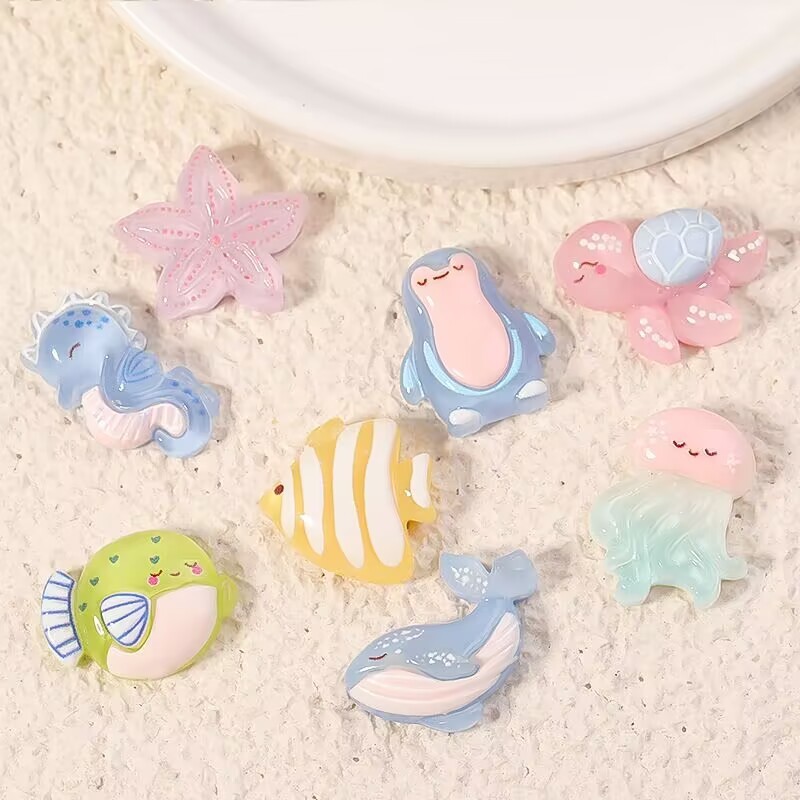Bulk Universal Mixed Cartoon Resin DIY Pendants Wholesale General Craft Making Supplies