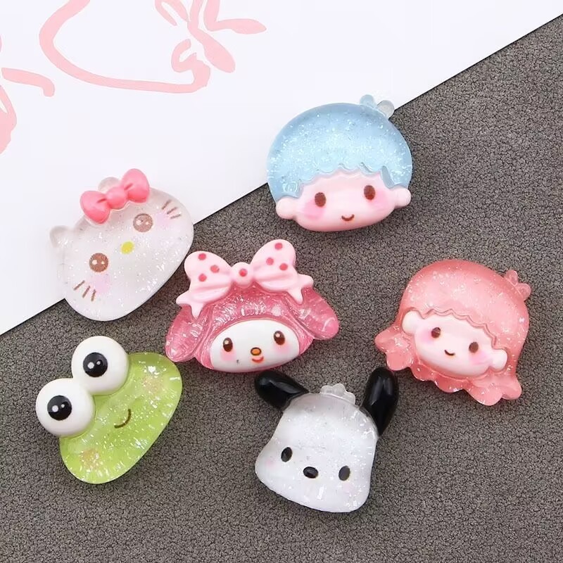Wholesale General Decorative Cartoon Resin Pendants Bulk Universal DIY Ornament Supplies