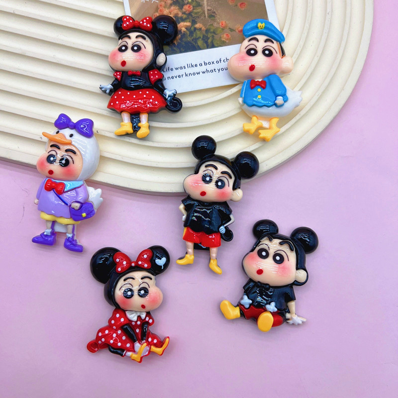 Wholesale Waterproof Universal Cartoon Resin Pendants Bulk DIY Phone Case Decor Materials