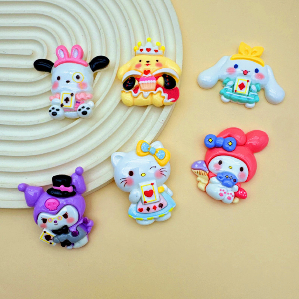 Wholesale Hobby Universal Cartoon Resin Pendants Bulk DIY Handmade Phone Case Materials