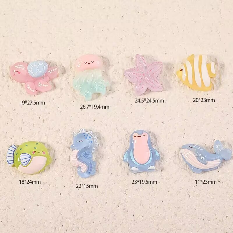 Bulk Universal Mixed Cartoon Resin DIY Pendants Wholesale General Craft Making Supplies