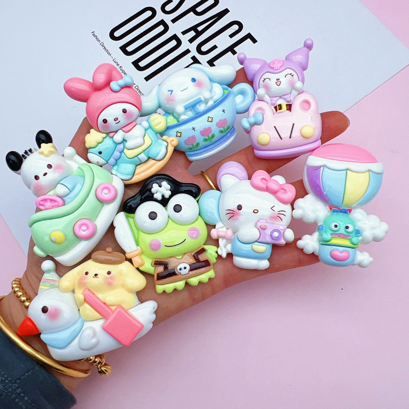 Bulk Neutral Style Cartoon Resin Charms Wholesale Universal DIY Phone Case Craft Supplies