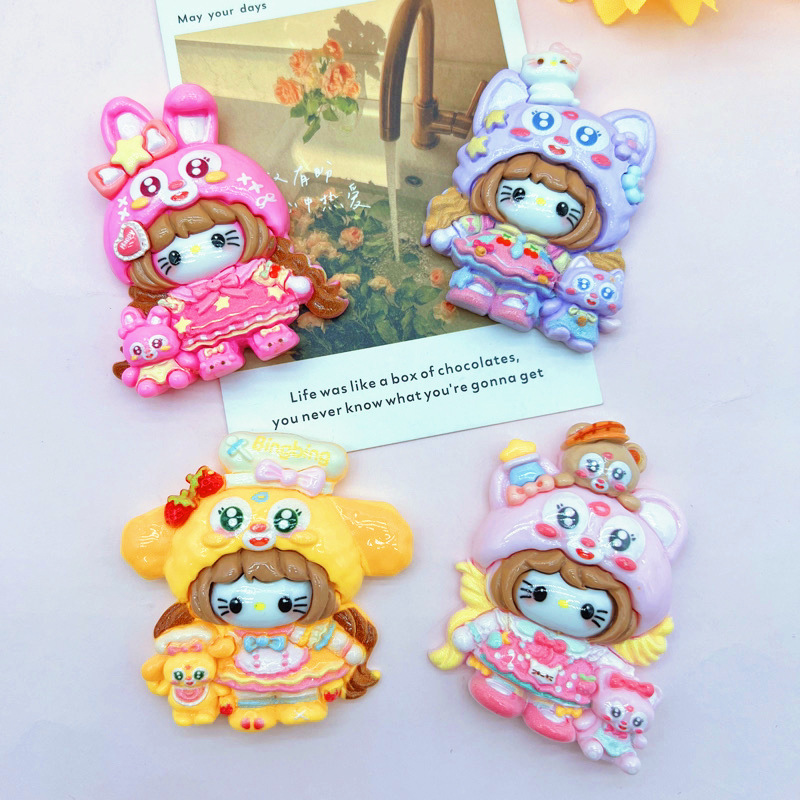 Bulk Classic Universal Cartoon Resin DIY Phone Case Embellishments Wholesale Resin Parts