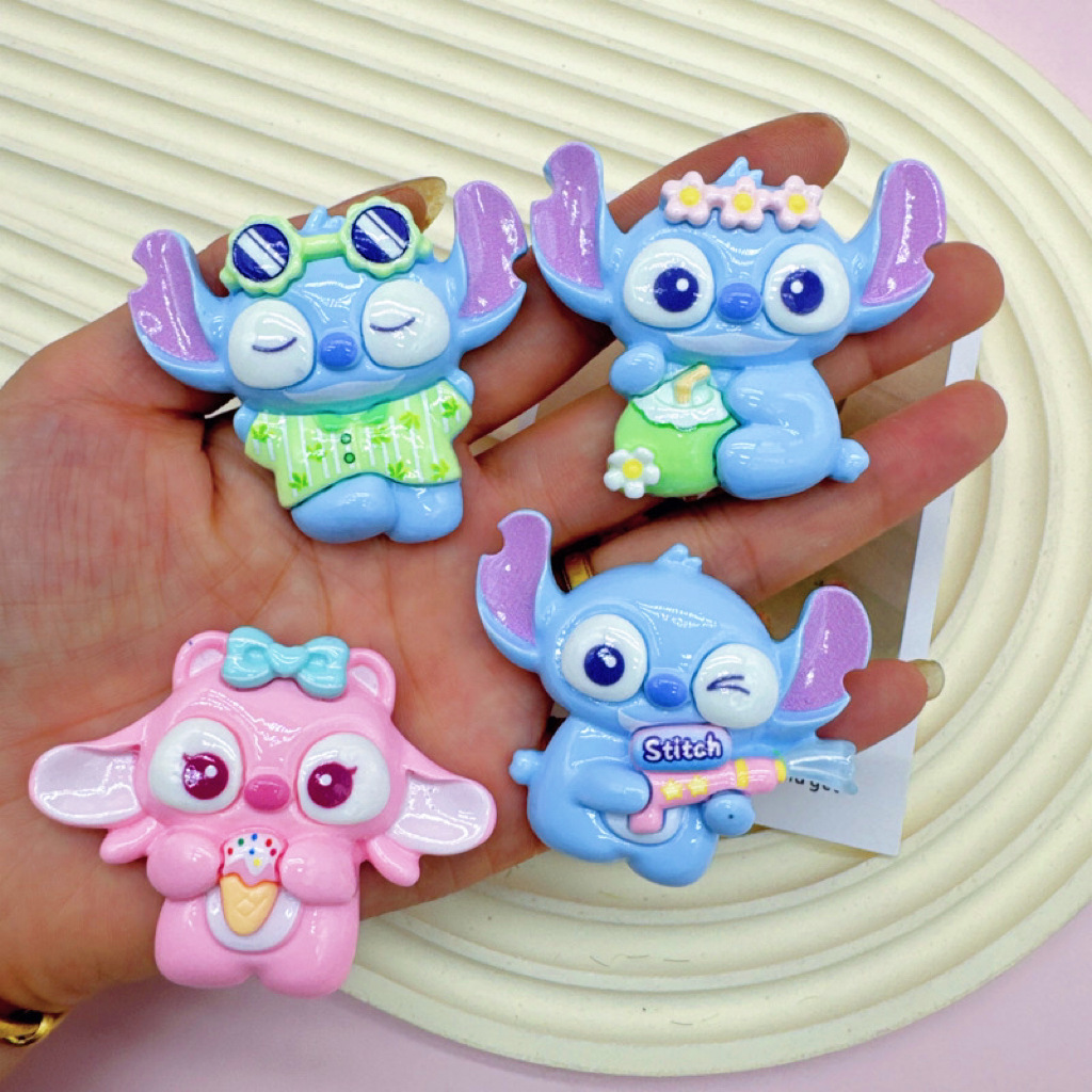 Bulk Simple Universal Cartoon Resin Craft Charms Wholesale Plain DIY Phone Case Accessories