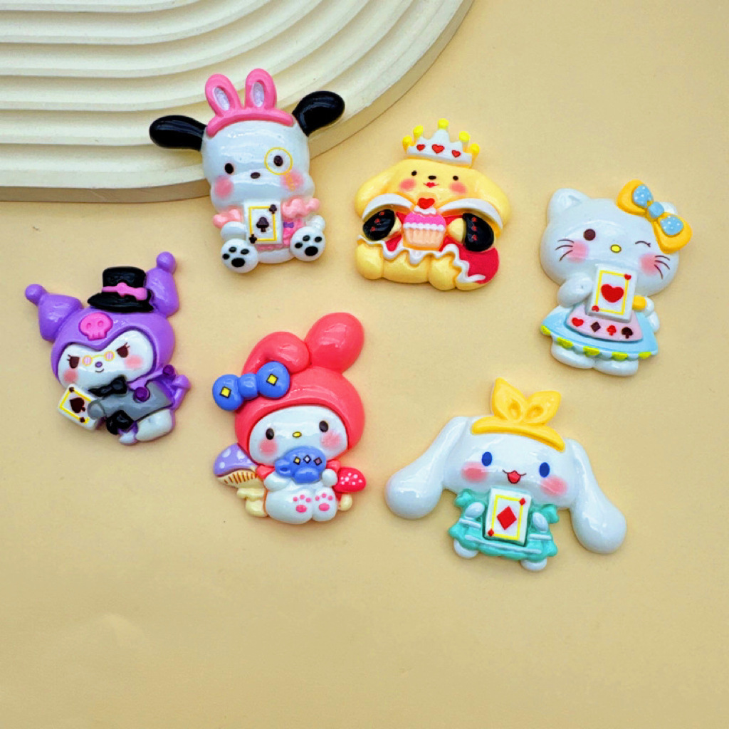 Wholesale Hobby Universal Cartoon Resin Pendants Bulk DIY Handmade Phone Case Materials
