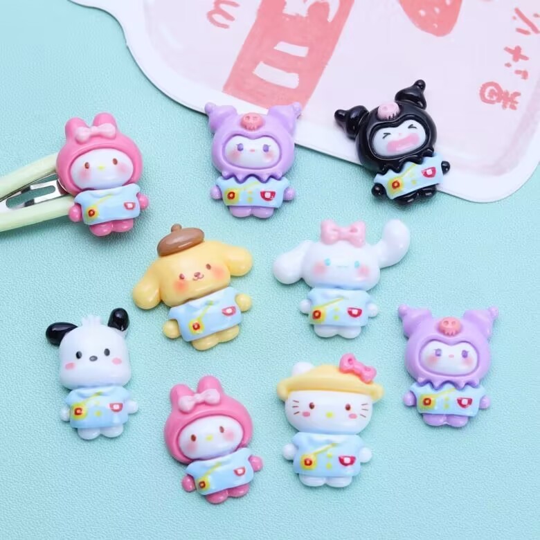 Full Series Cartoon Resin Craft Charms Bulk Wholesale Complete Themed DIY Jewelry Materials