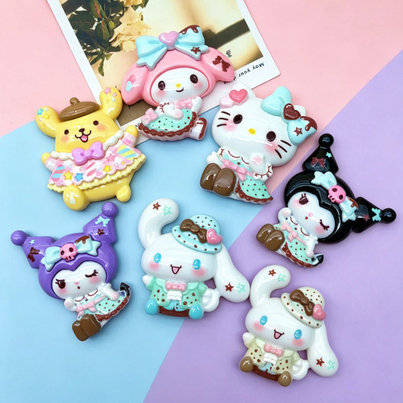 Bulk General Style Cartoon Resin Craft Pendants Wholesale Versatile DIY Ornaments