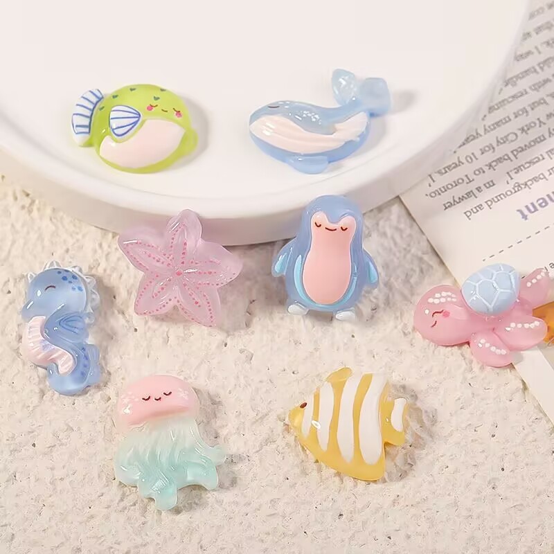 Bulk Universal Mixed Cartoon Resin DIY Pendants Wholesale General Craft Making Supplies