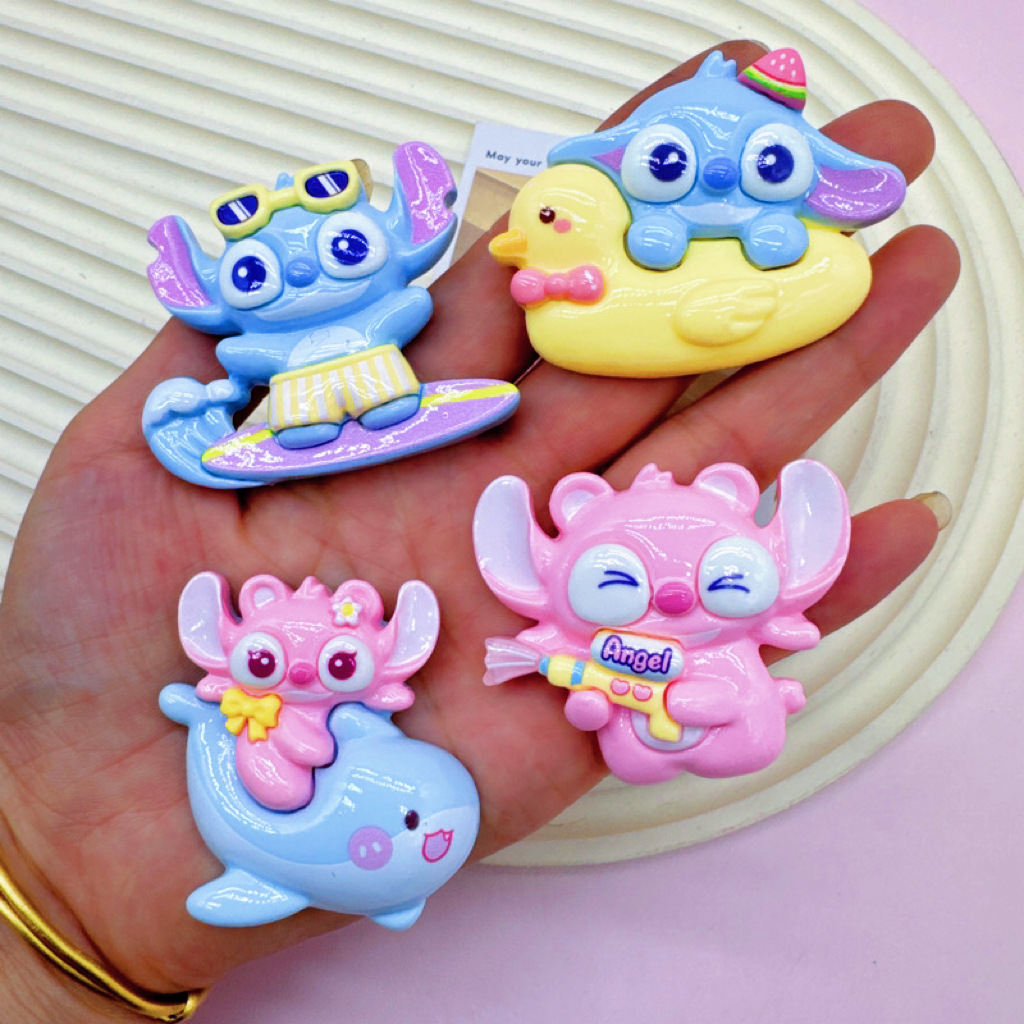 Bulk Simple Universal Cartoon Resin Craft Charms Wholesale Plain DIY Phone Case Accessories