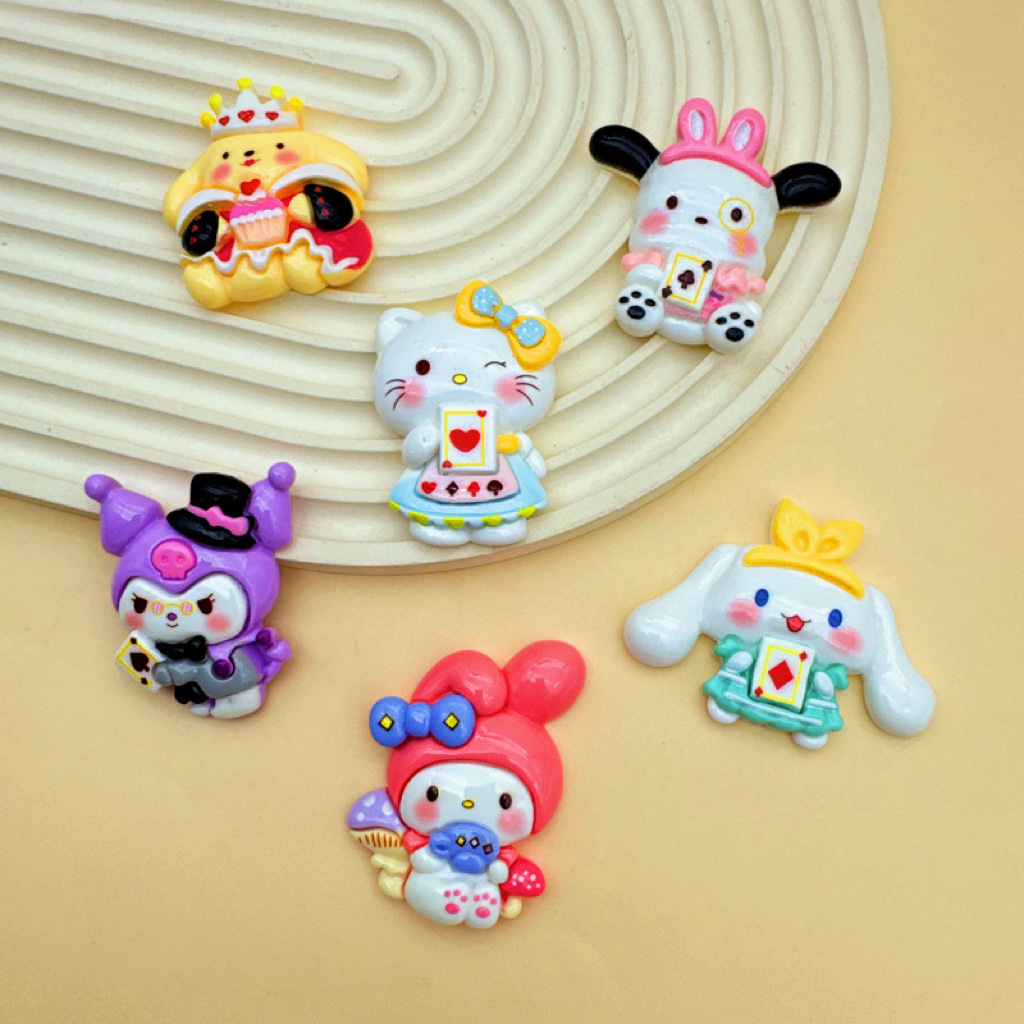 Wholesale Hobby Universal Cartoon Resin Pendants Bulk DIY Handmade Phone Case Materials