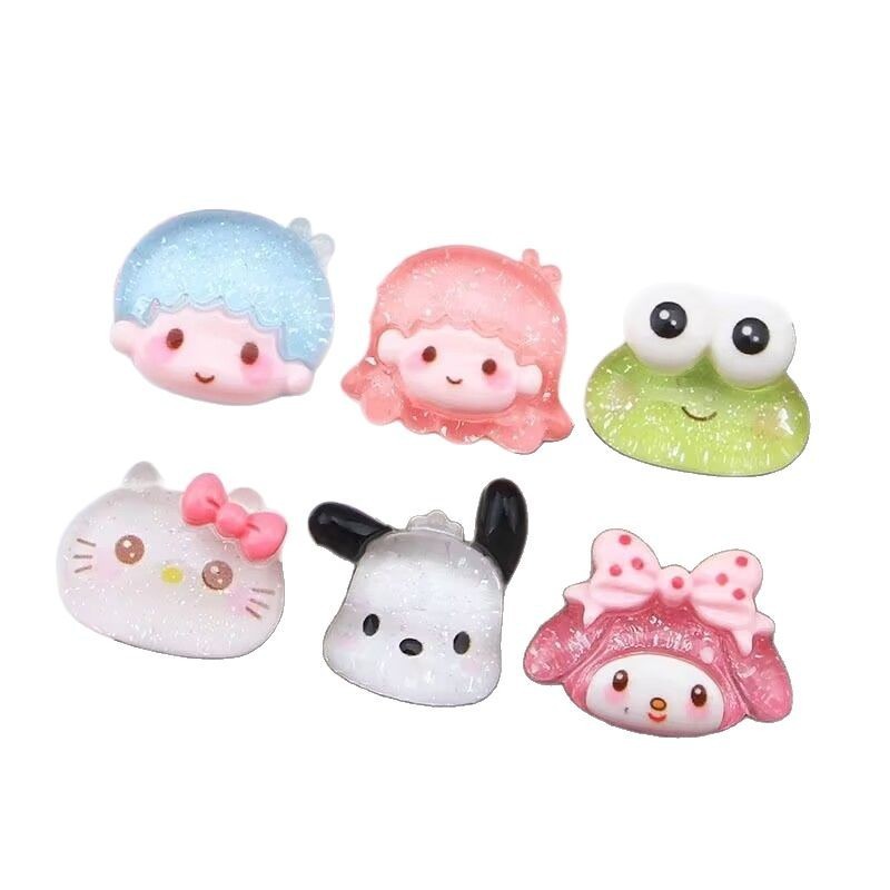 Wholesale General Decorative Cartoon Resin Pendants Bulk Universal DIY Ornament Supplies