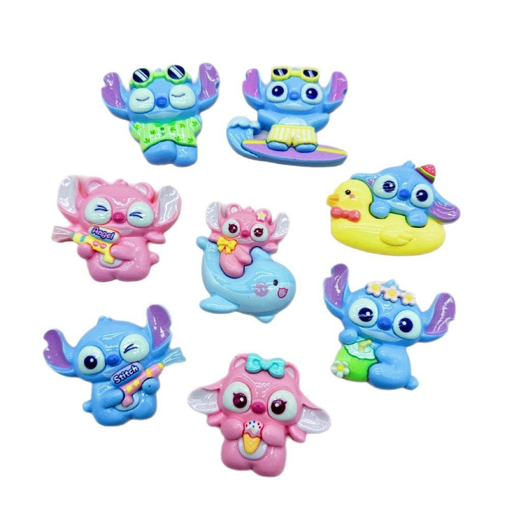 Bulk Simple Universal Cartoon Resin Craft Charms Wholesale Plain DIY Phone Case Accessories