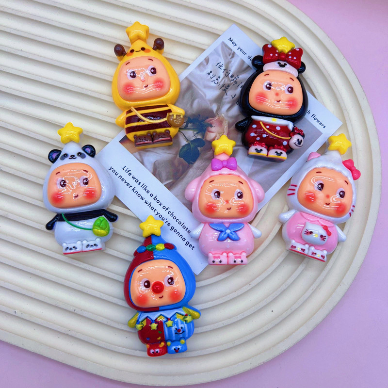Bulk All-Match Cartoon Resin Charms Wholesale Universal Phone Case Decorative Pendants