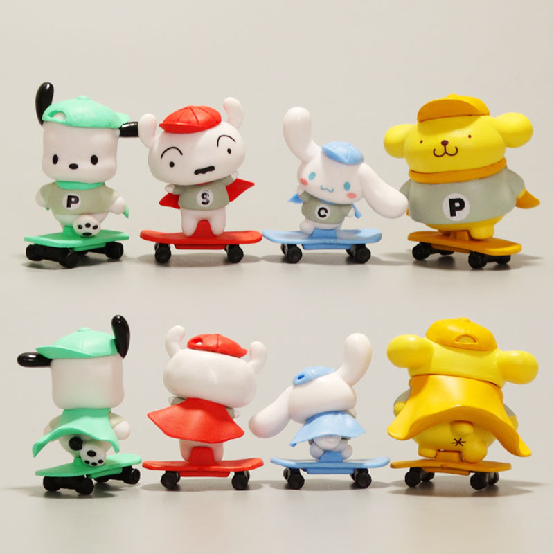 Wholesale Classic PVC Mini Doll Figurines Bulk Universal PVC Ornaments for Phone Case Making