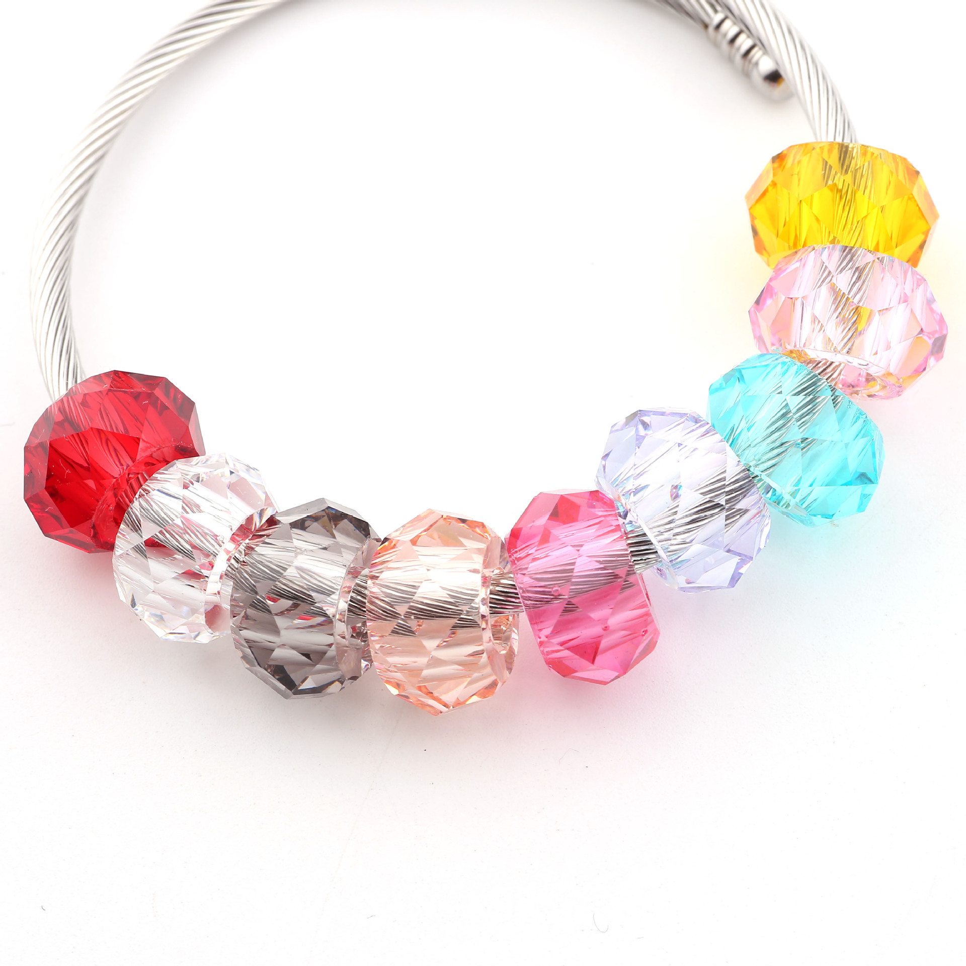 Bulk Multicolor Acrylic Loose Beads Wholesale Multi Purpose DIY Ornament Craft Supplies