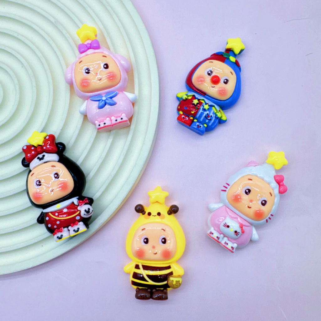 Bulk All-Match Cartoon Resin Charms Wholesale Universal Phone Case Decorative Pendants