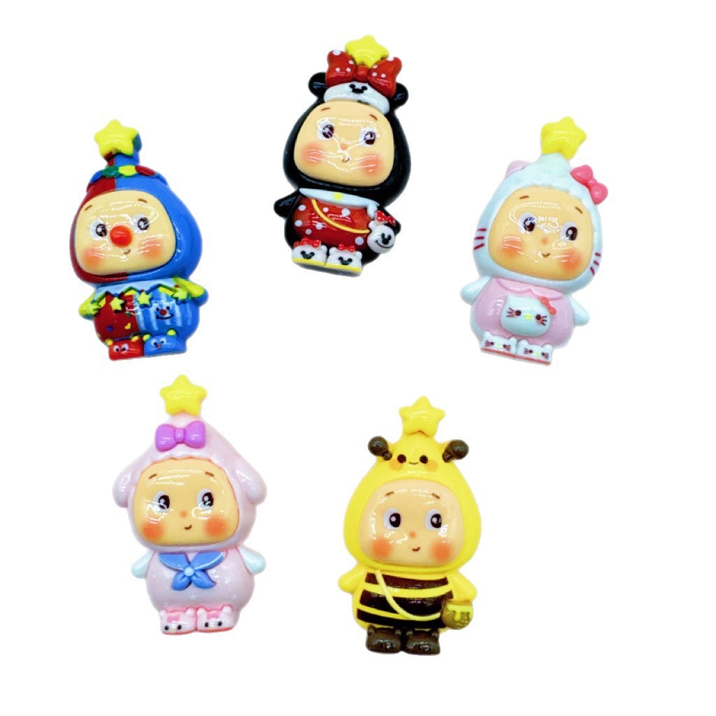 Bulk All-Match Cartoon Resin Charms Wholesale Universal Phone Case Decorative Pendants