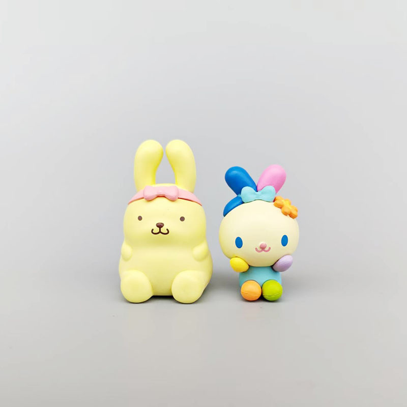 Wholesale Basic Mini Cartoon PVC Figures Bulk Universal DIY Dollhouse Model Craft Findings