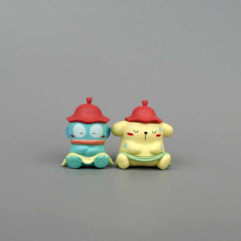 Bulk Cartoon PVC Mini Doll Decorations Wholesale PVC Miniature Figures For Diorama Model Supplies