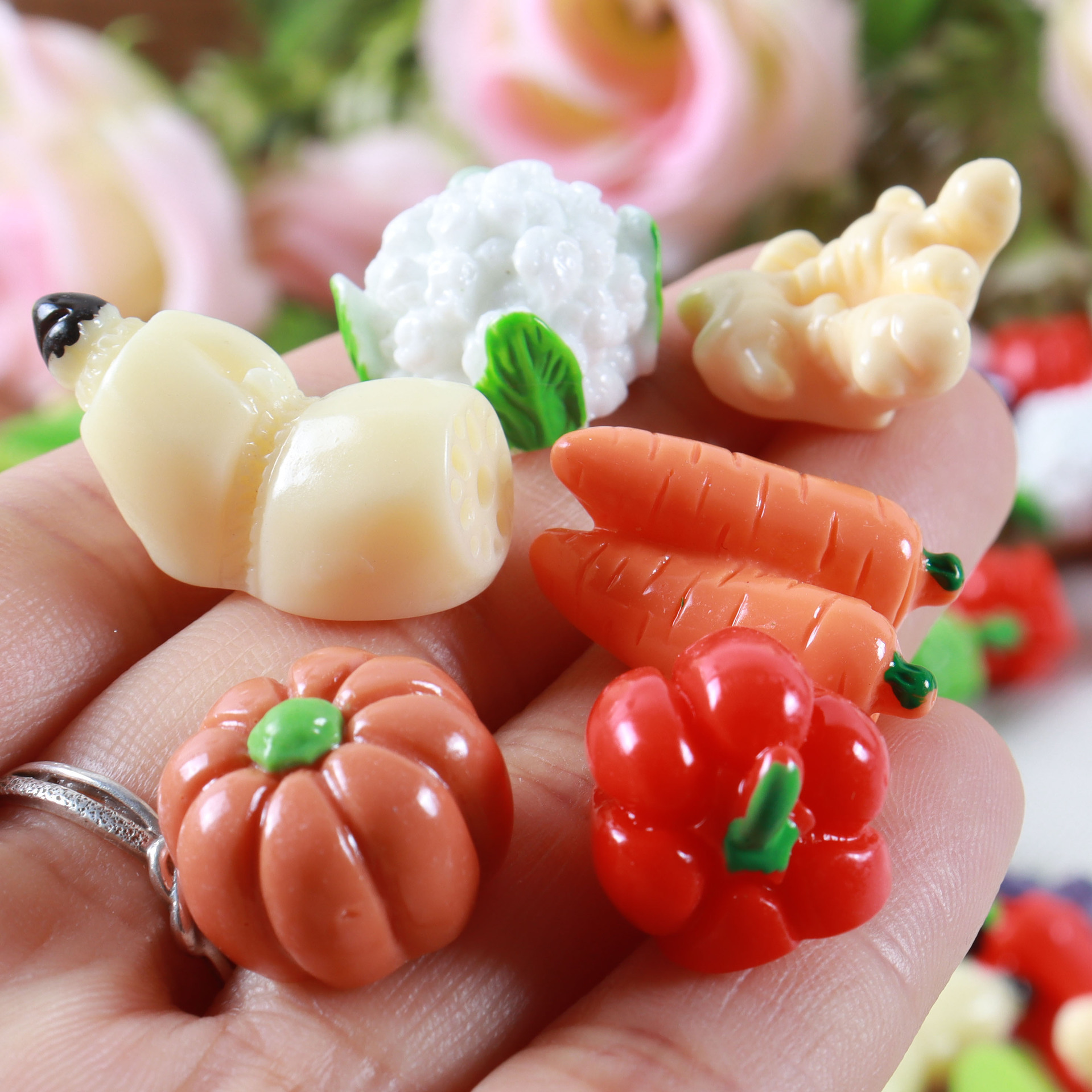 Bulk All-Match Mini Food Play Charms Wholesale Universal Food Mini Decor for Handmade DIY Projects