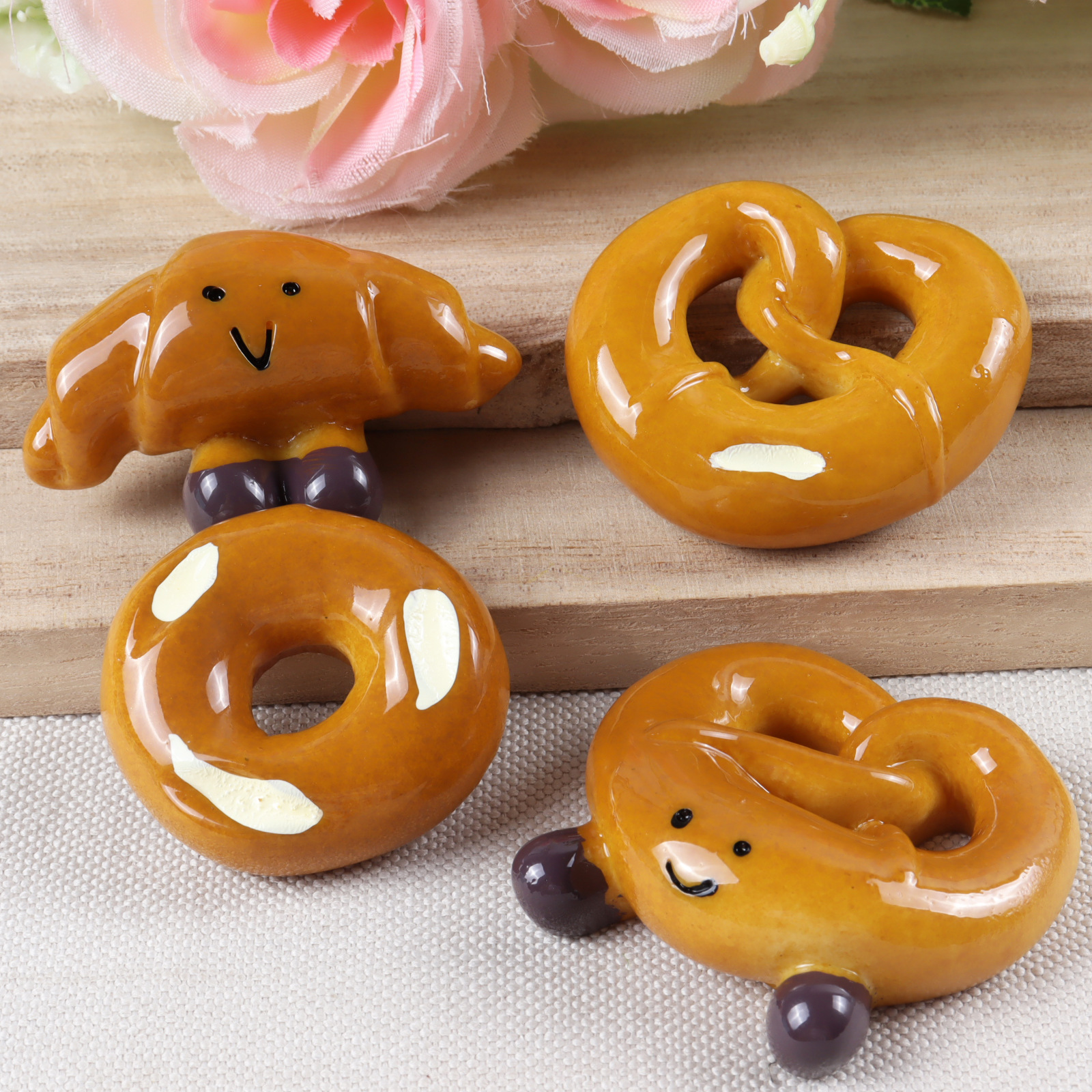 Bulk Daily Decor Universal Mini Food Toy Miniature Charms Wholesale DIY Custom Food Decor Components