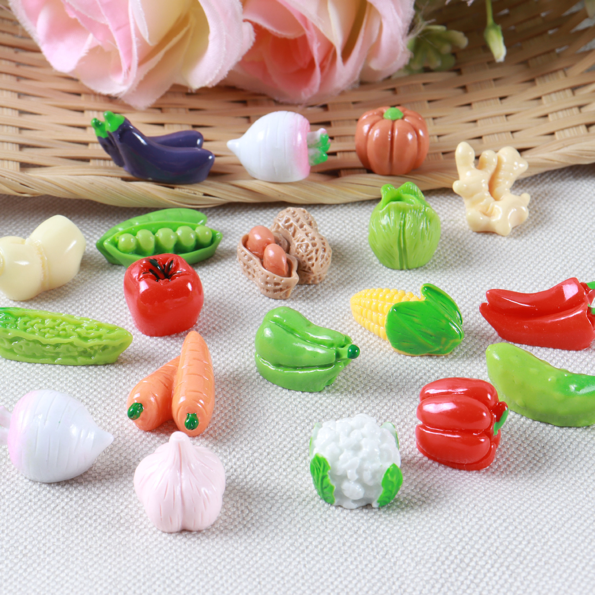 Bulk All-Match Mini Food Play Charms Wholesale Universal Food Mini Decor for Handmade DIY Projects