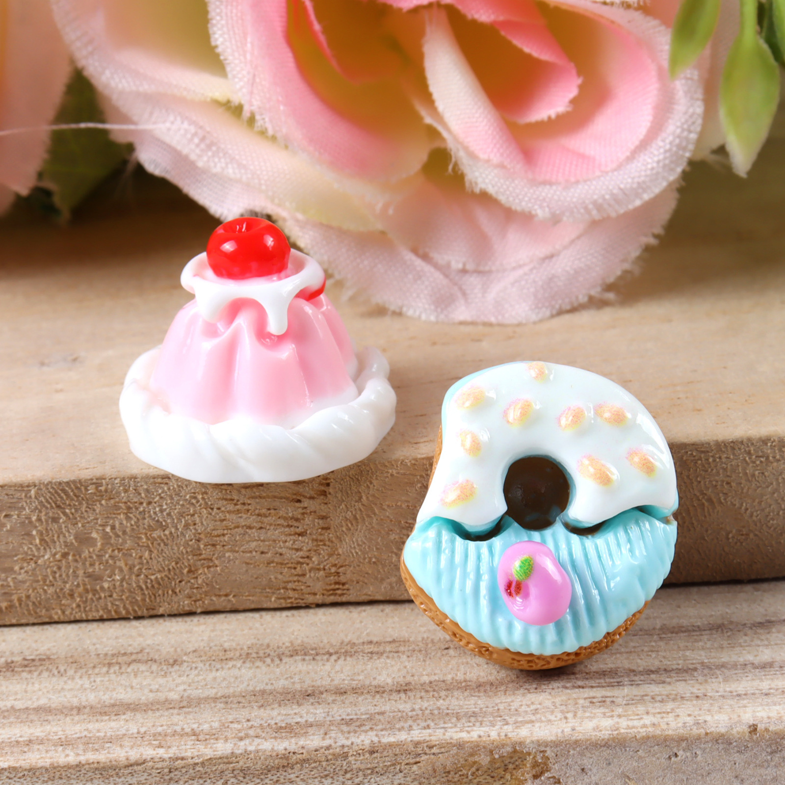 Wholesale Fundamental Universal Mini Food Play Embellishments Bulk DIY Handmade Raw Craft Materials