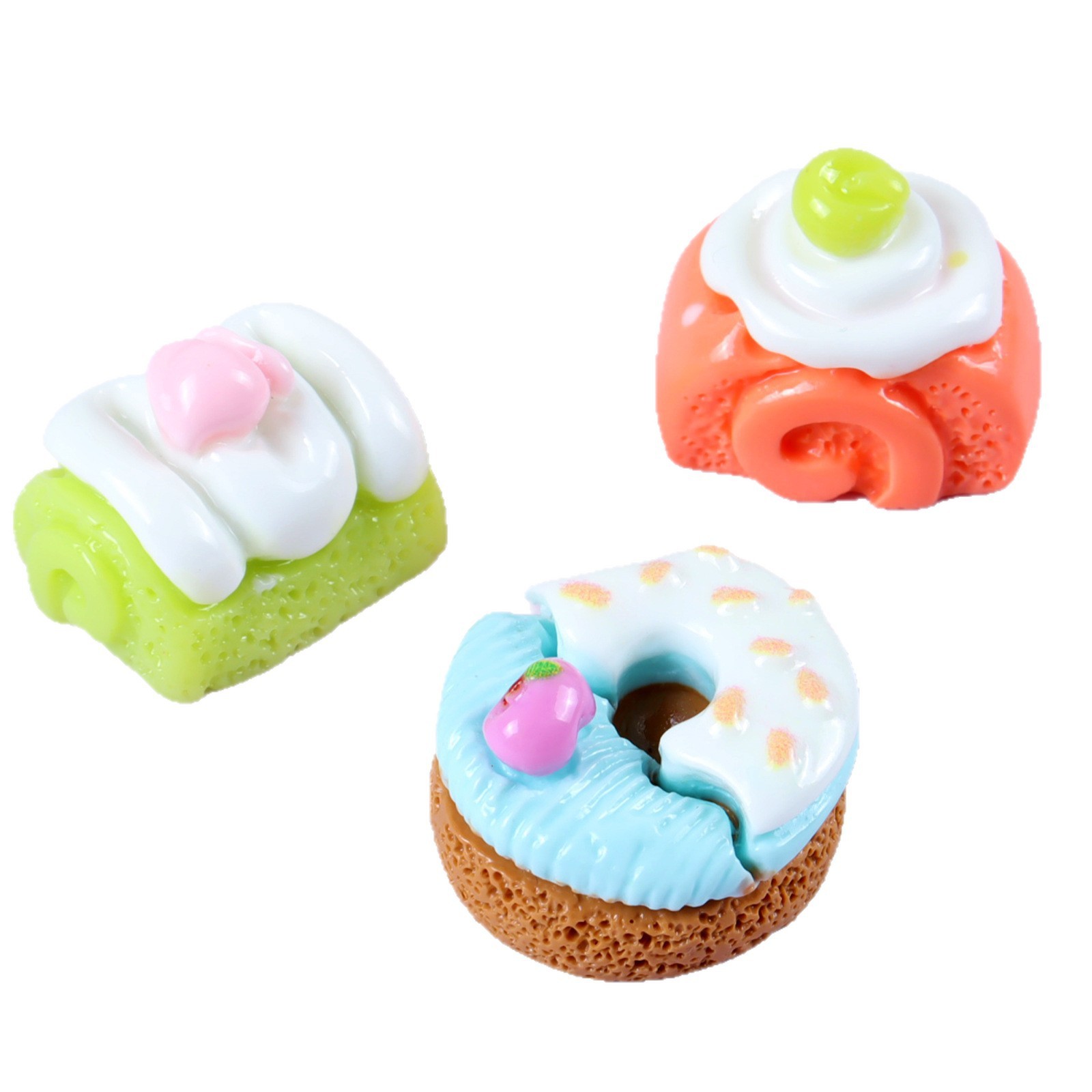 Wholesale Fundamental Universal Mini Food Play Embellishments Bulk DIY Handmade Raw Craft Materials
