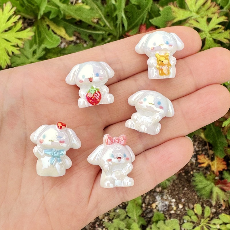 Bulk All-Match Cartoon Resin Vertical Hole Beads Wholesale DIY Phone Strap & Keyring Craft Parts