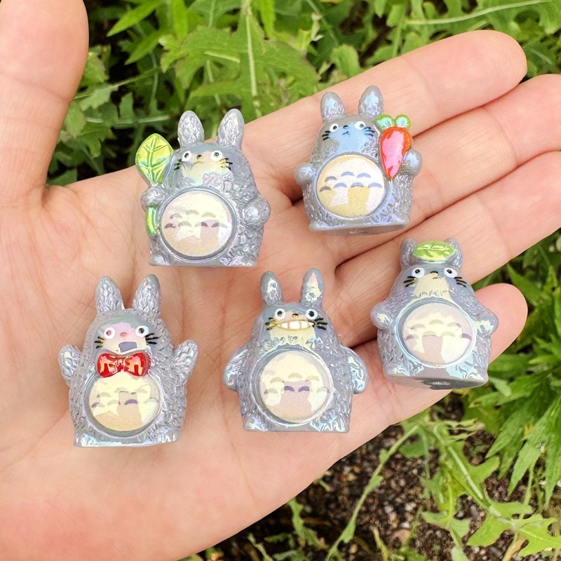 Wholesale Waterproof Vertical Hole Cartoon Resin Beads Bulk Outdoor Car Hanging DIY Beads
