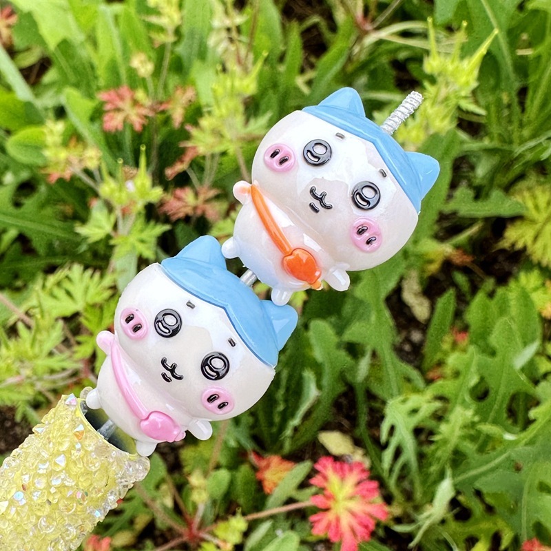 Bulk Multi-Purpose Vertical Hole Cartoon Resin Beads Wholesale All-In-One DIY String Jewelry Beads