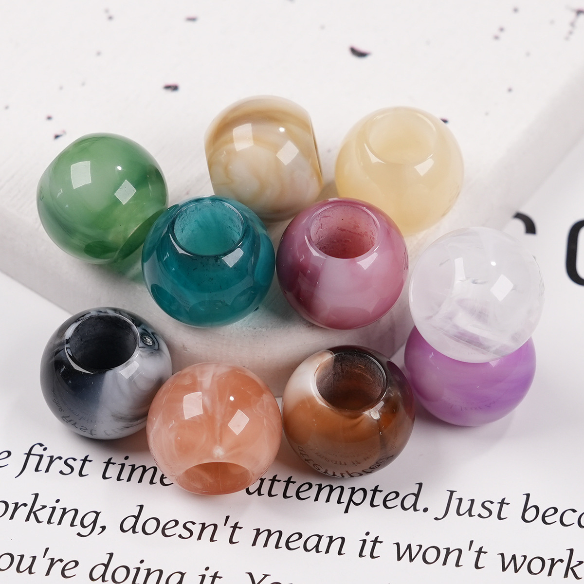 Wholesale Mini Small Plastic Beads Bulk Tiny Spacers for Dainty Delicate DIY Bracelet Making