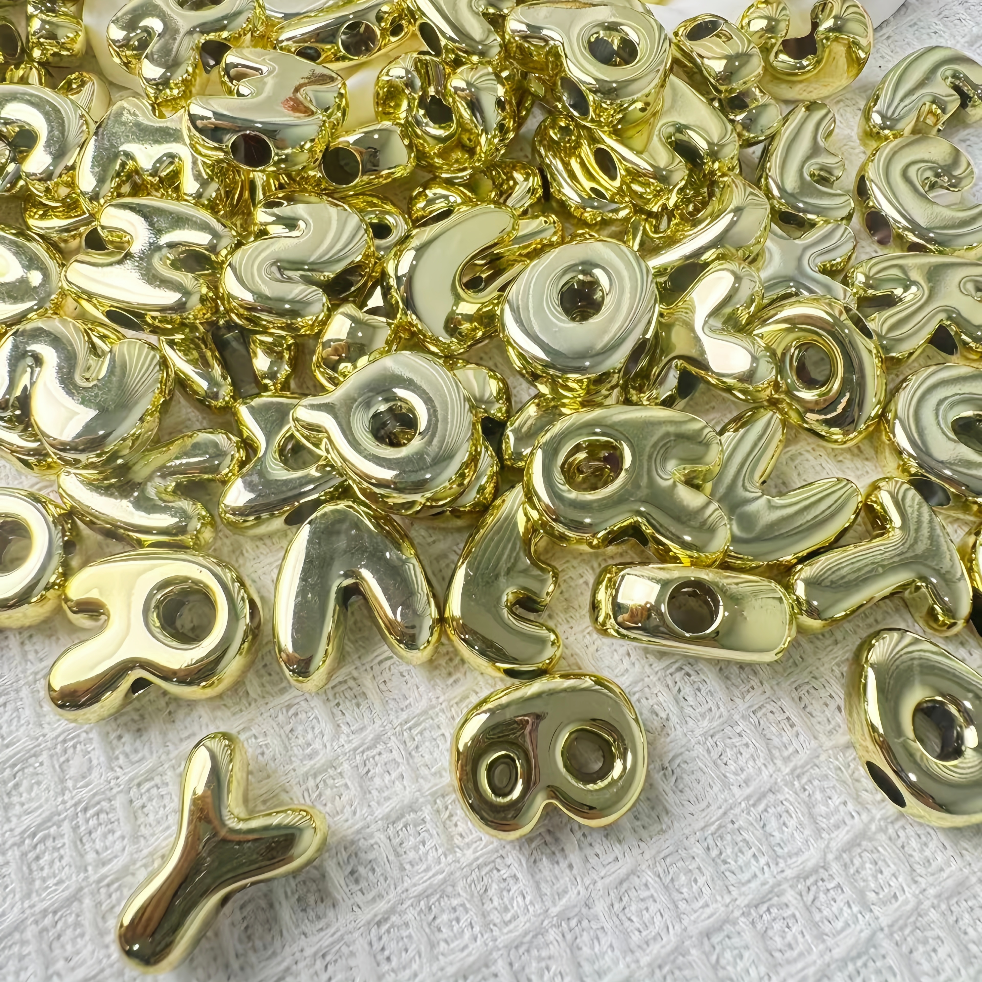 General All-Match Plastic Alphabet Beads Bulk Wholesale DIY Accessories for Phone Lanyards & Beaded Pens