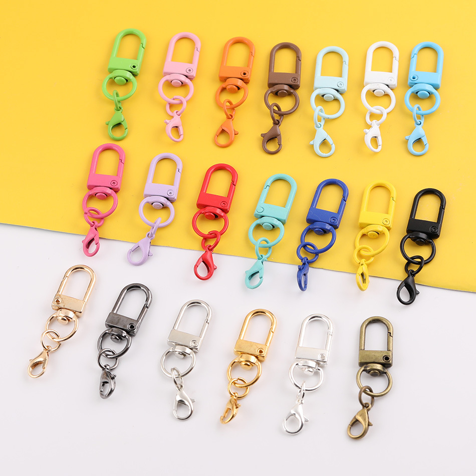 Wholesale Stackable Bead Keychain DIY Charms Bulk Multi-Layer Handmade Key Ring Materials