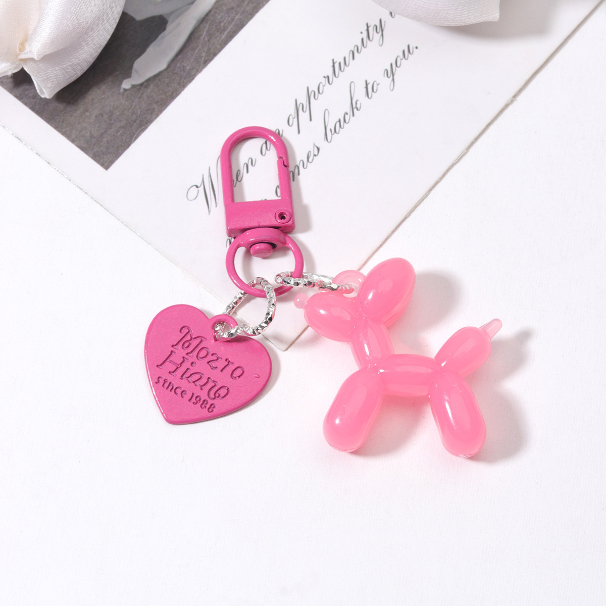 Bulk Mixed Keychain Making Accessories Wholesale Assorted Beads & Pendants for DIY Key Ornaments