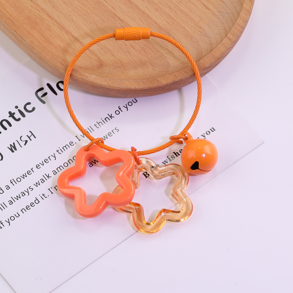 Bulk Easy Thread Keychain DIY Accessories Wholesale Smooth Hole Charms for Stringing Projects