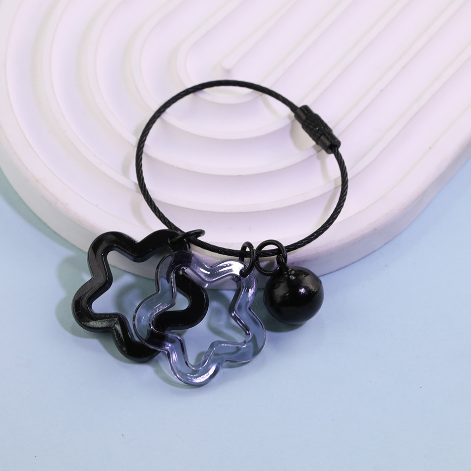 Bulk Easy Thread Keychain DIY Accessories Wholesale Smooth Hole Charms for Stringing Projects