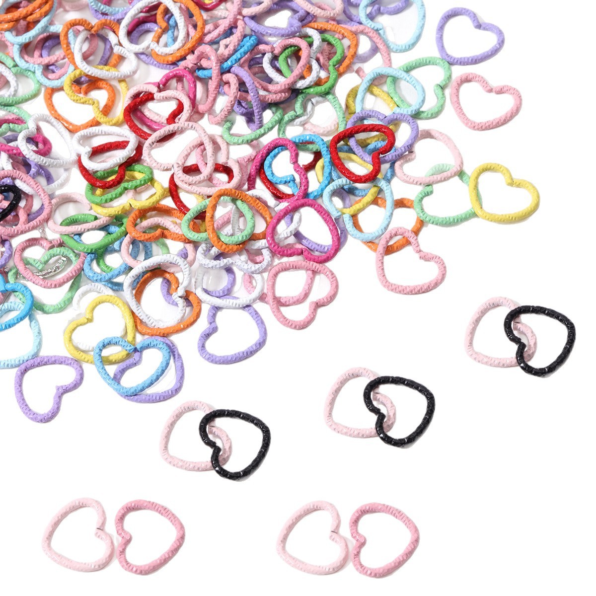 Bulk Glossy DIY Keychain Accessories Wholesale Smooth Charms for Long-Lasting Handmade Key Rings